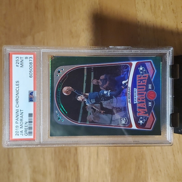 2019 Panini Chronicles Ja Morant ( Green ) PSA 9 Card # 253. - Picture 1 of 2